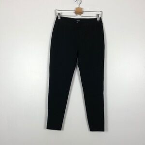 Madewell women’s black 4 piece Ponte pull on stretch legging pants Size 8